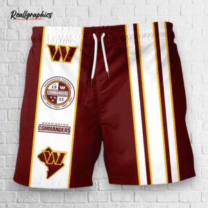 washington commanders hawaiian shorts classic, commanders merchandise