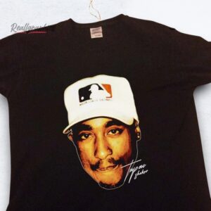 2 pac big face signature shirt