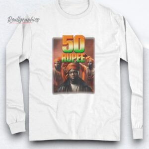 50 cent indian rupee shirt