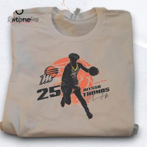 alyssa thomas silhouette signature phoenix mercury shirt