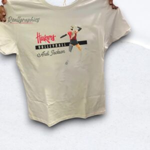 andi jackson illustrated huskers volleyball shirt