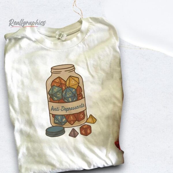 antidepressants dice pills shirt