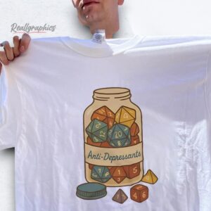 antidepressants dice pills shirt