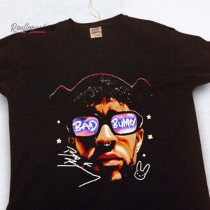 bad bunny big head signature shirt