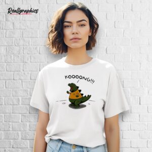 best godzilla scream kooong shirt