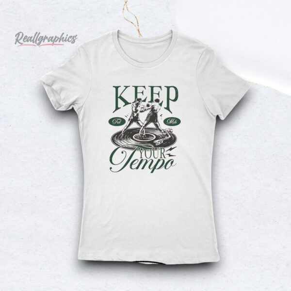 Boxing Vinyl Record Keep Your Tempo Shirt