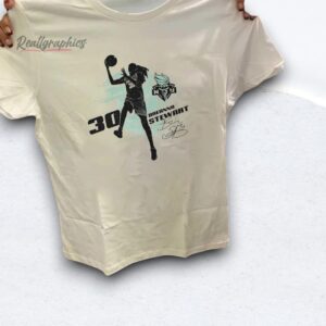 Breanna Stewart Silhouette Signature New York Liberty Shirt