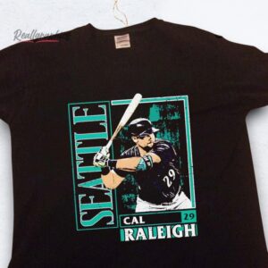 cal raleigh card style seattle mariners shirt
