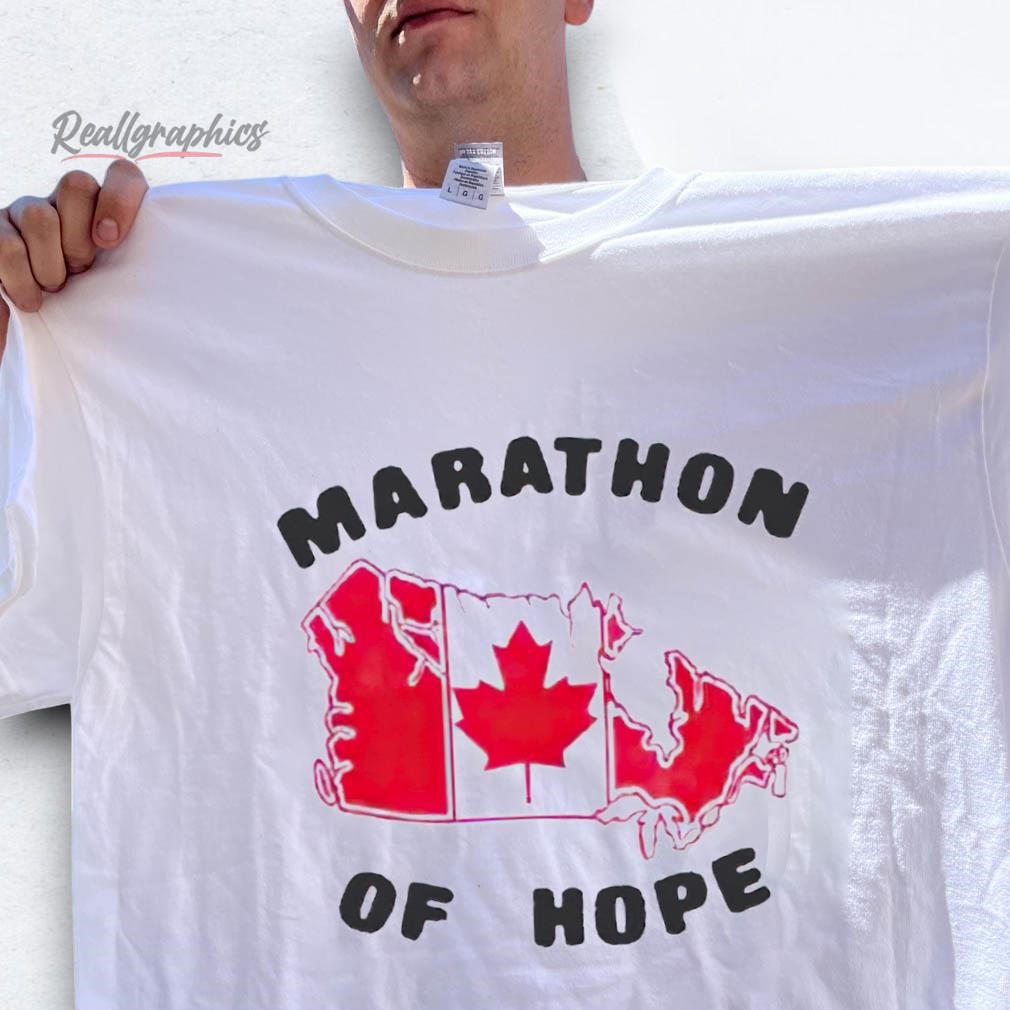 Canada Flag Terry Fox Marathon Of Hope Shirt Canada Flag Terry Fox Marathon Of Hope Shirt