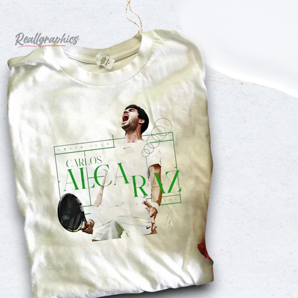 Carlos Alcaraz Screaming Grand Slam Champion Shirt Carlos Alcaraz Screaming Grand Slam Champion Shirt