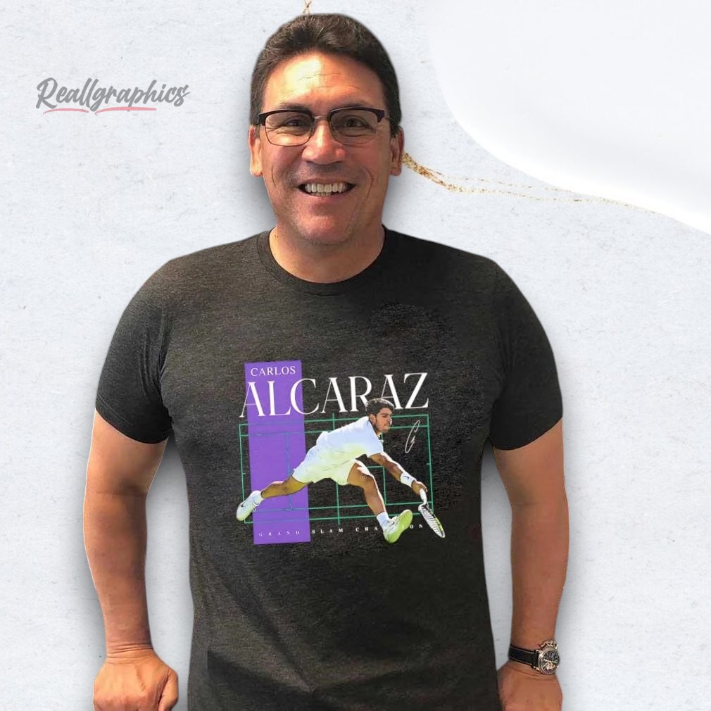 Carlos Alcaraz Tennis Grand Slam Champion Shirt Carlos Alcaraz Tennis Grand Slam Champion Shirt