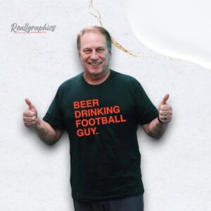chicago bears beer drinking football guy shirt