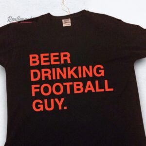 chicago bears beer drinking football guy shirt