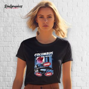 columbus blue jackets boom slap crack shirt