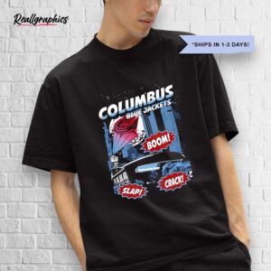 columbus blue jackets boom slap crack shirt