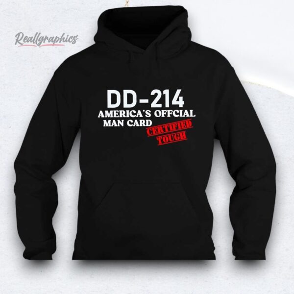 dd 214 america's official man card shirt