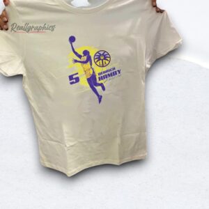 dearica hamby silhouette signature los angeles sparks shirt