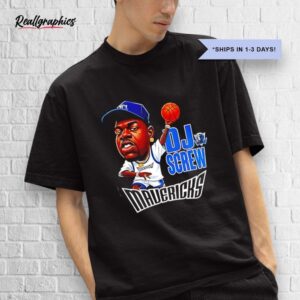 dj screw dallas mavericks basketball shirt