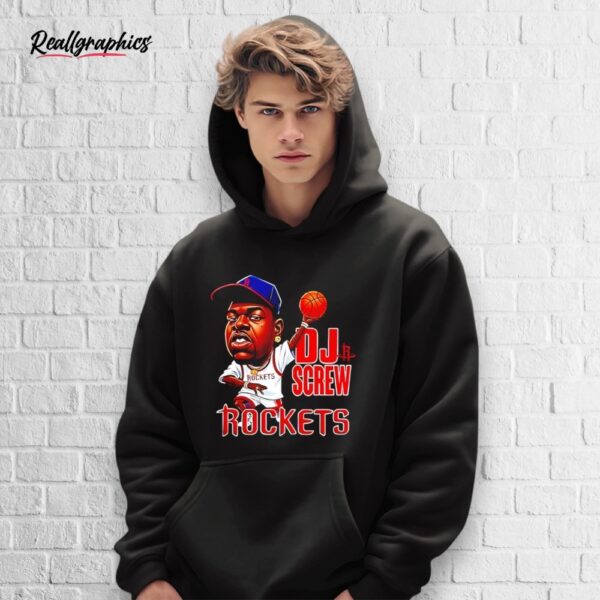 dj screw houston rockets basketball shirt