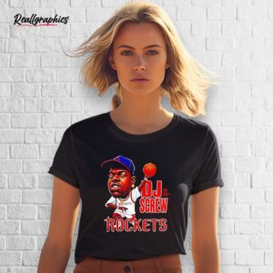 dj screw houston rockets basketball shirt