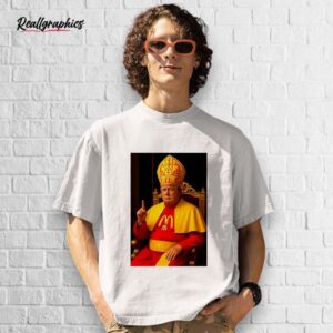 donald trump mcdonald portrait shirt