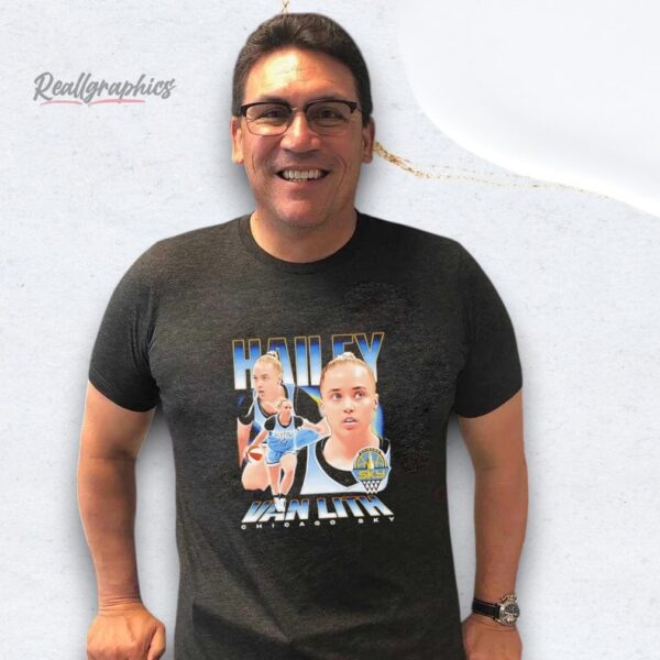 hailey van lith picture collage chicago sky shirt