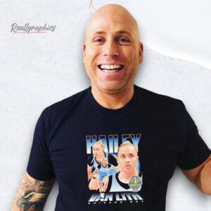 hailey van lith picture collage chicago sky shirt