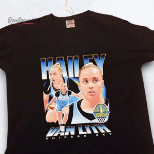 hailey van lith picture collage chicago sky shirt