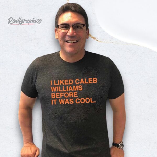 i liked caleb williams before it was cool chicago bears shirt