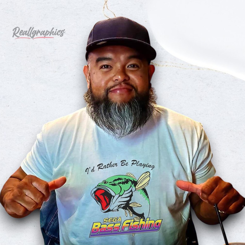 id-rather-be-playing-sega-bass-fishing-shirt-6_zvqqew I'd Rather Be Playing Sega Bass Fishing Shirt