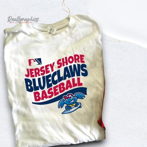 jersey shore blueclaws surfing crab shirt