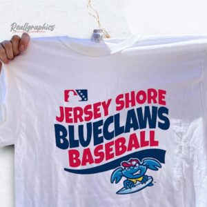 jersey shore blueclaws surfing crab shirt