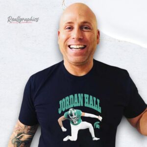 jordan hall illustrated michigan state spartans shirt