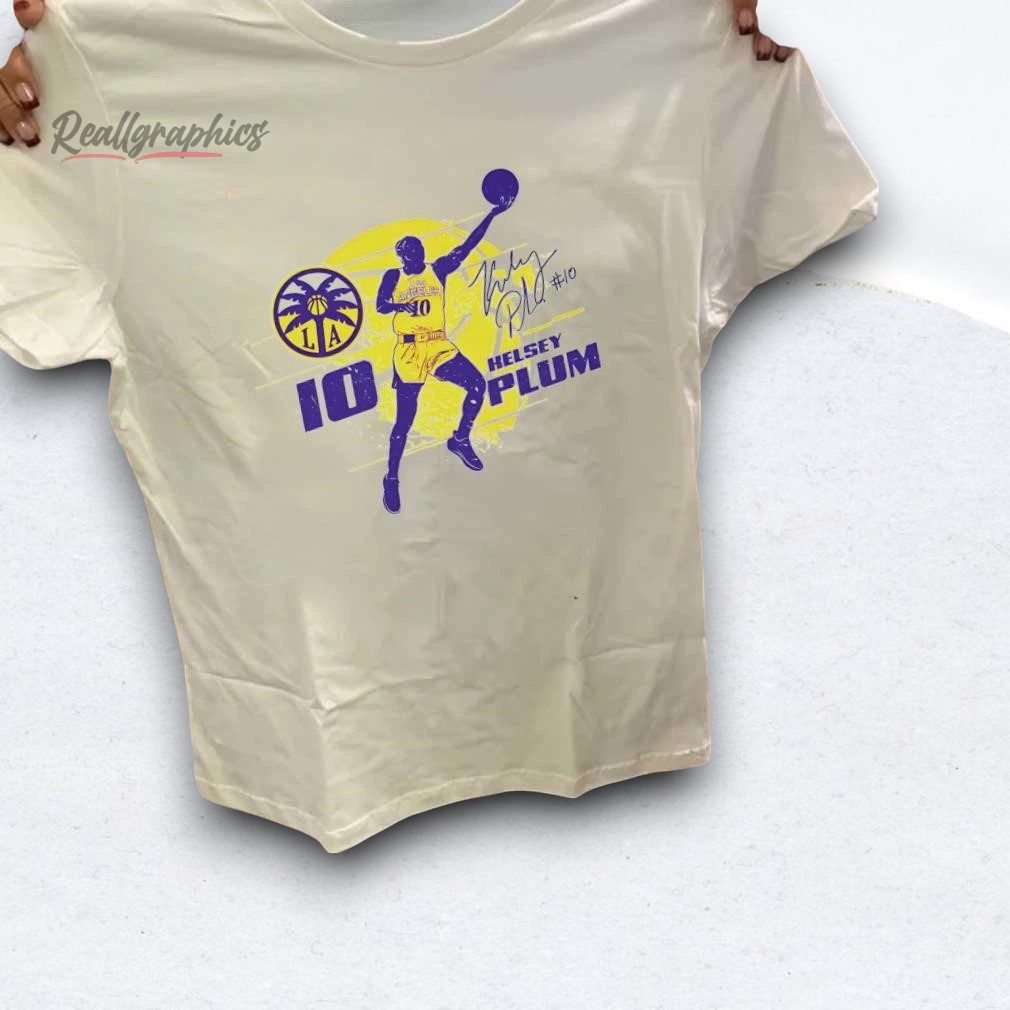 kelsey-plum-silhouette-signature-los-angeles-sparks-shirt-4_z7wbw4 Kelsey Plum Silhouette Signature Los Angeles Sparks Shirt