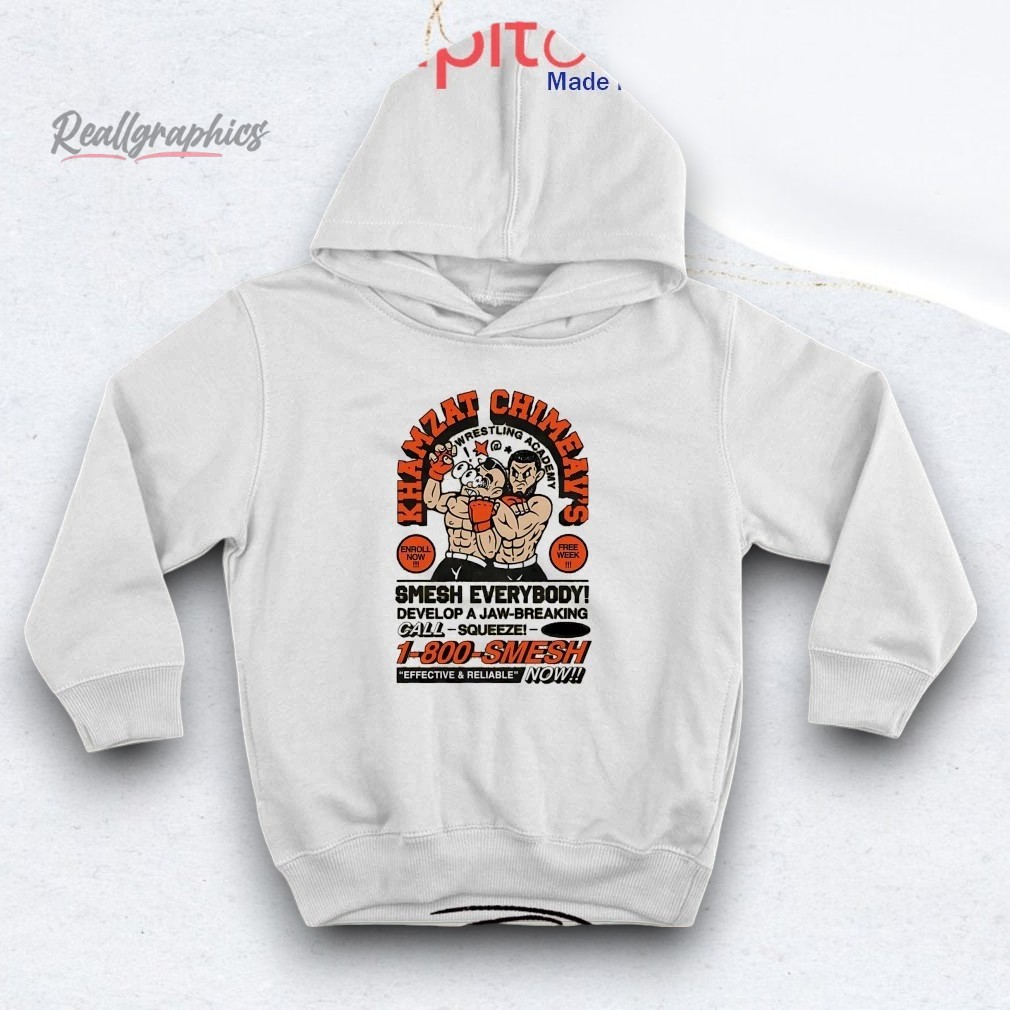 Khamzat Chimaev Smesh Everybody Jaw Breaking Squeeze Shirt Khamzat Chimaev Smesh Everybody Jaw Breaking Squeeze Shirt