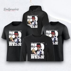 los angeles angels the fireball rise nolan ryan signature shirt