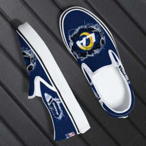 los angeles rams slip on shoes, los angeles rams gifts for fans