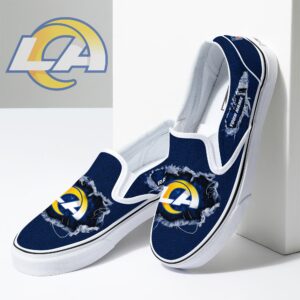 los angeles rams slip on shoes, los angeles rams gifts for fans
