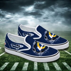 los angeles rams slip on shoes, los angeles rams gifts for fans
