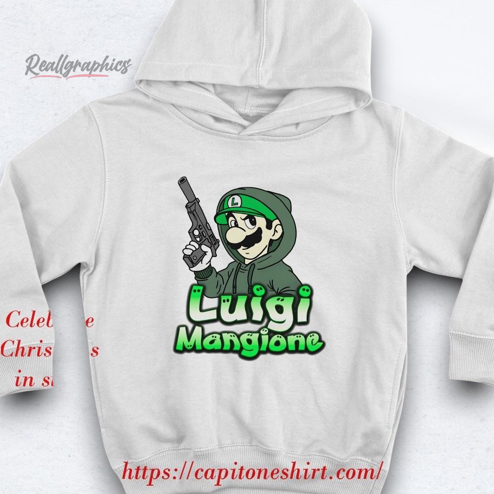 Luigi Mangione Mario Shooter Shirt Luigi Mangione Mario Shooter Shirt