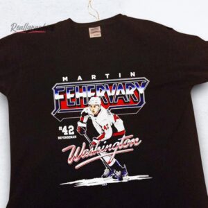martin fehervary 42 defenseman washington capitals shirt