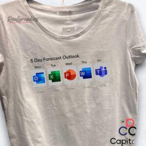 microsoft 5 day forecast outlook shirt