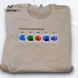 microsoft 5 day forecast outlook shirt