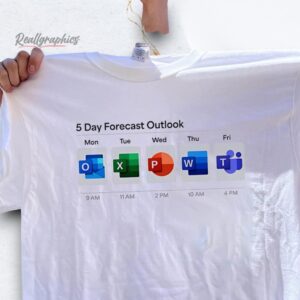 microsoft 5 day forecast outlook shirt