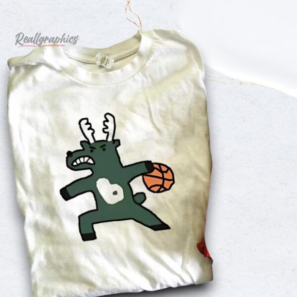 milwaukee bucks dribbling shirt