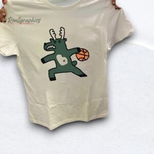 milwaukee bucks dribbling shirt