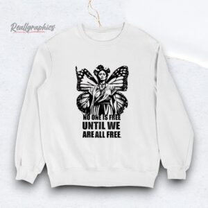 native american no one is free until we are all free shirt