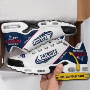 new england patriots custom air running shoes, patriots footwear