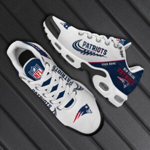 new england patriots custom air running shoes, patriots footwear