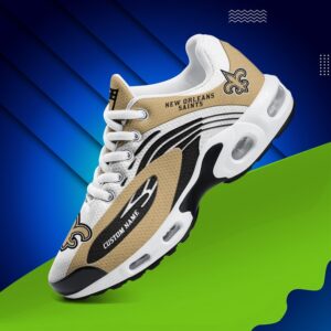 new orleans saints custom air running shoes, new orleans saints merch